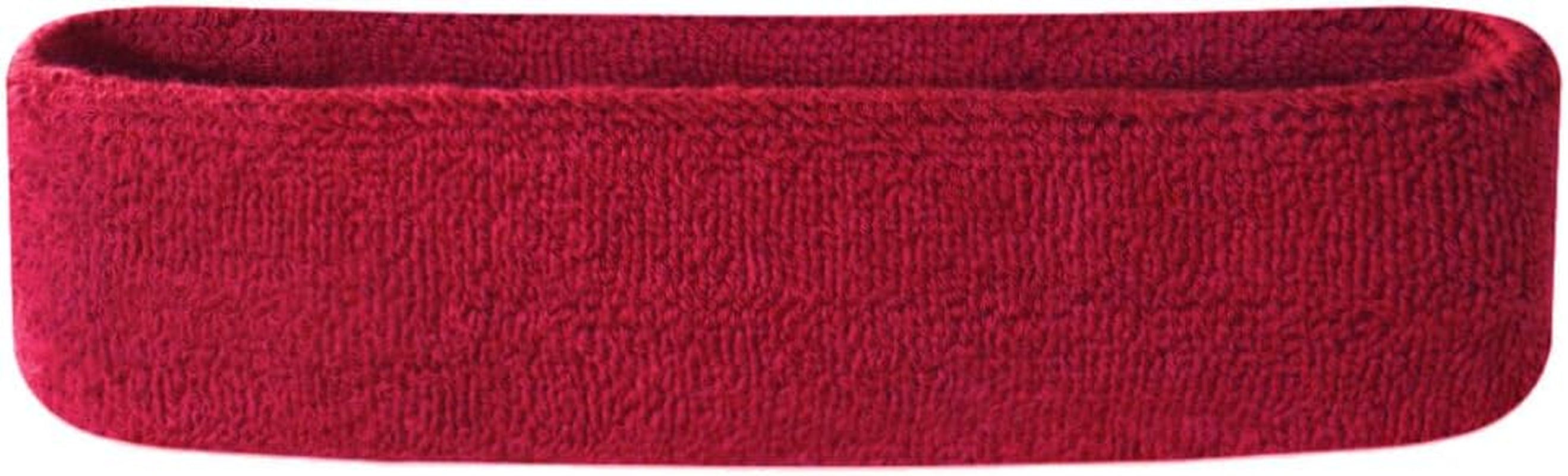 Moisture-Wicking Athletic Sweatband — Lightweight Cotton Terry Headband for Training & Sports