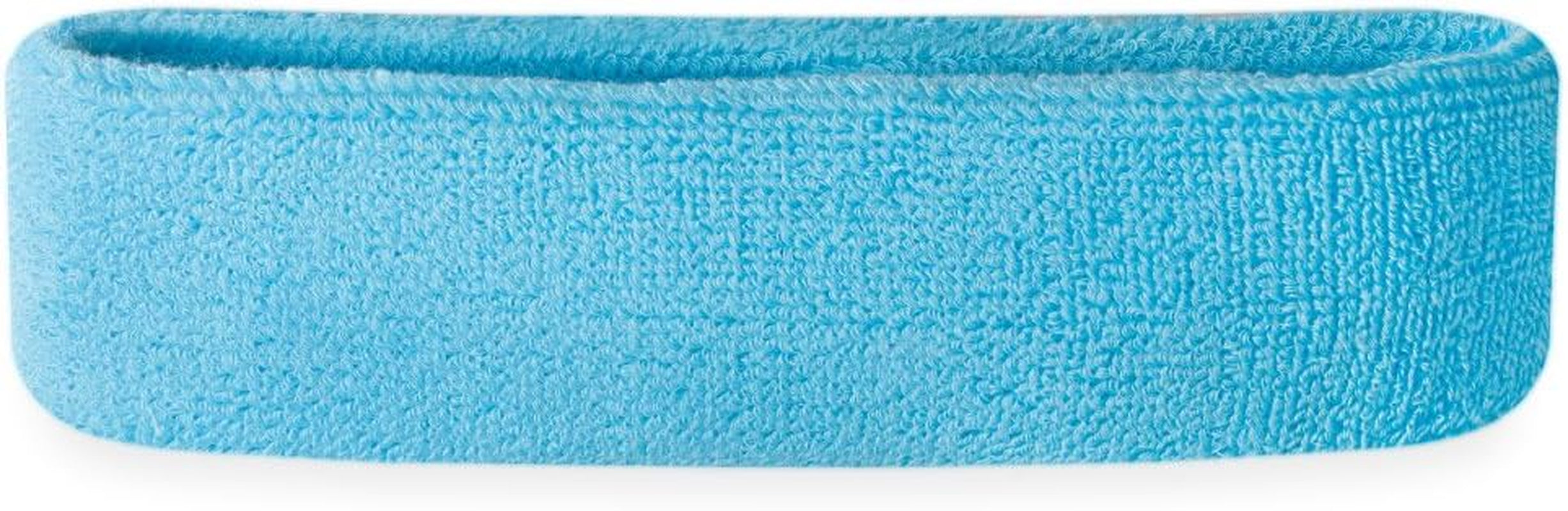 Moisture-Wicking Athletic Sweatband — Lightweight Cotton Terry Headband for Training & Sports