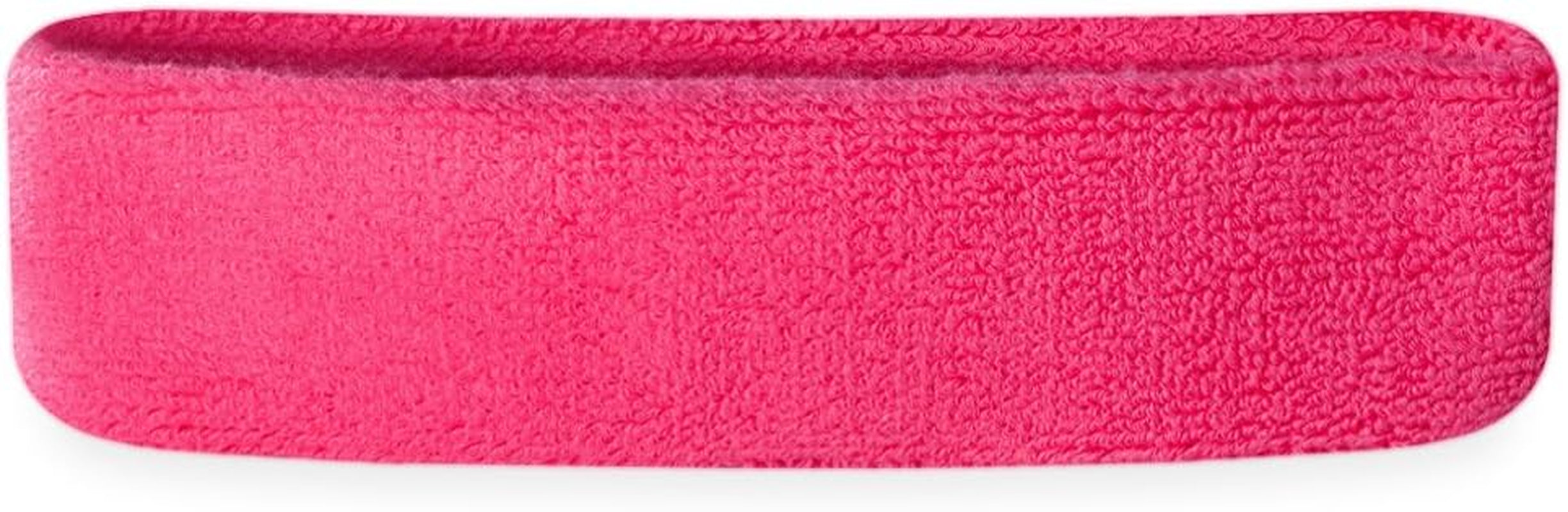 Moisture-Wicking Athletic Sweatband — Lightweight Cotton Terry Headband for Training & Sports