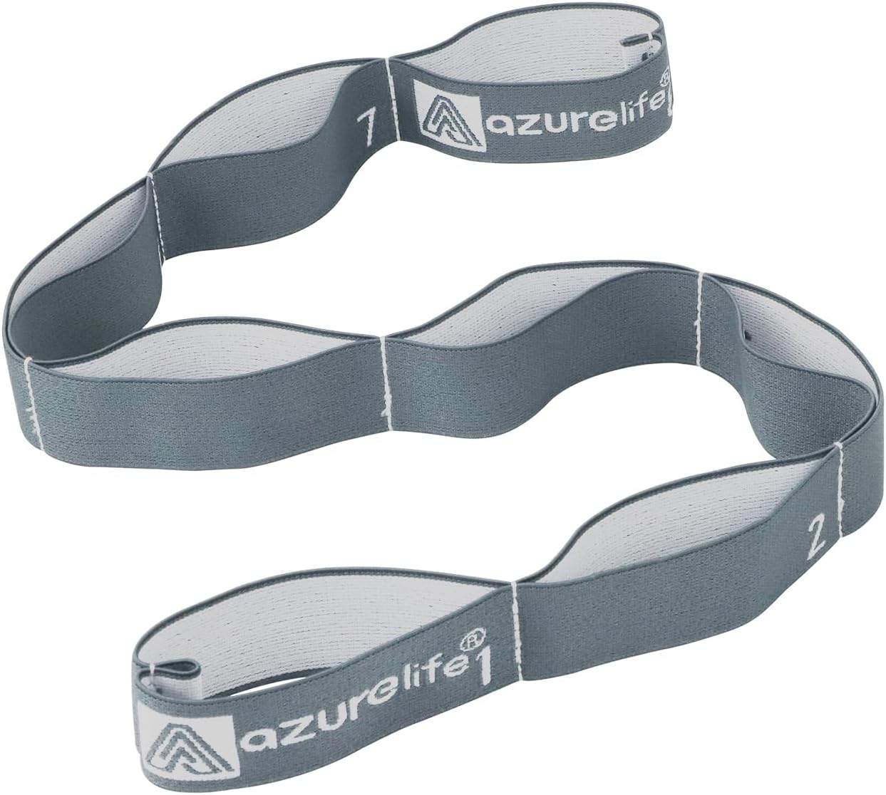 Premium Durable Stretch Straps with Loops, Stretching Strap for Physical Therapy, Multi-Loop Yoga Strap Fitness Exercise Strap for Yoga, Pilates, Dance, Flexibility&Exercise