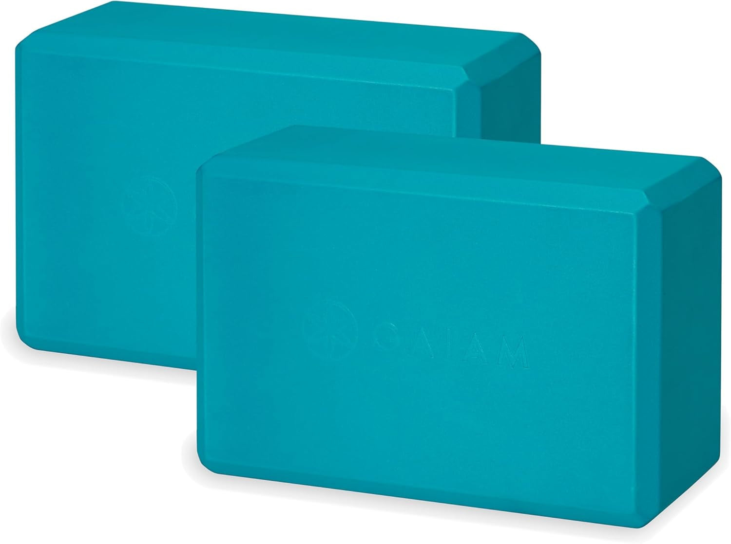 Yoga Block - Supportive Latex-Free Eva Foam - Soft Non-Slip Surface with Beveled Edges for Yoga, Pilates, Meditation
