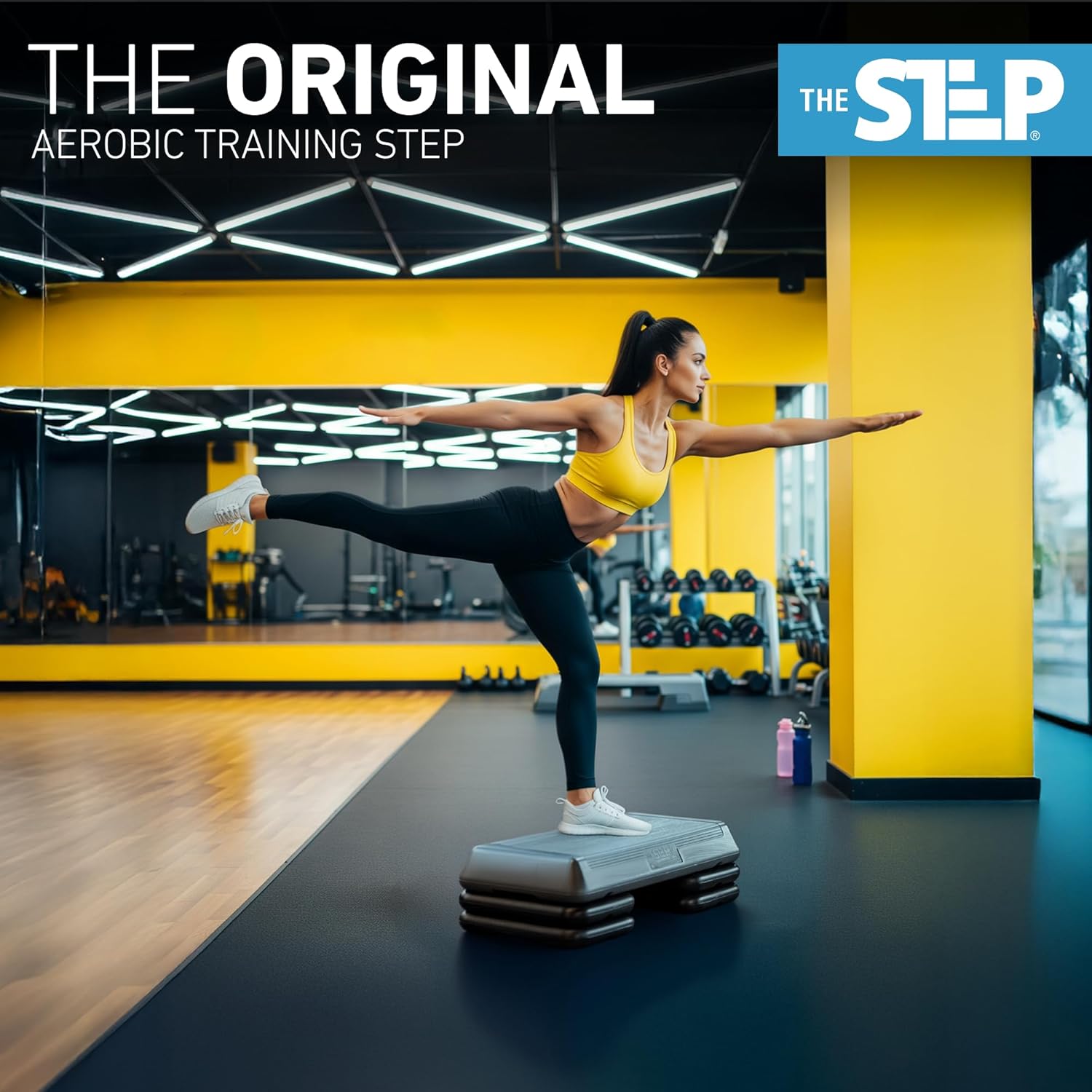Adjustable Step Platform — Low-Impact Cardio & Strength Training Step