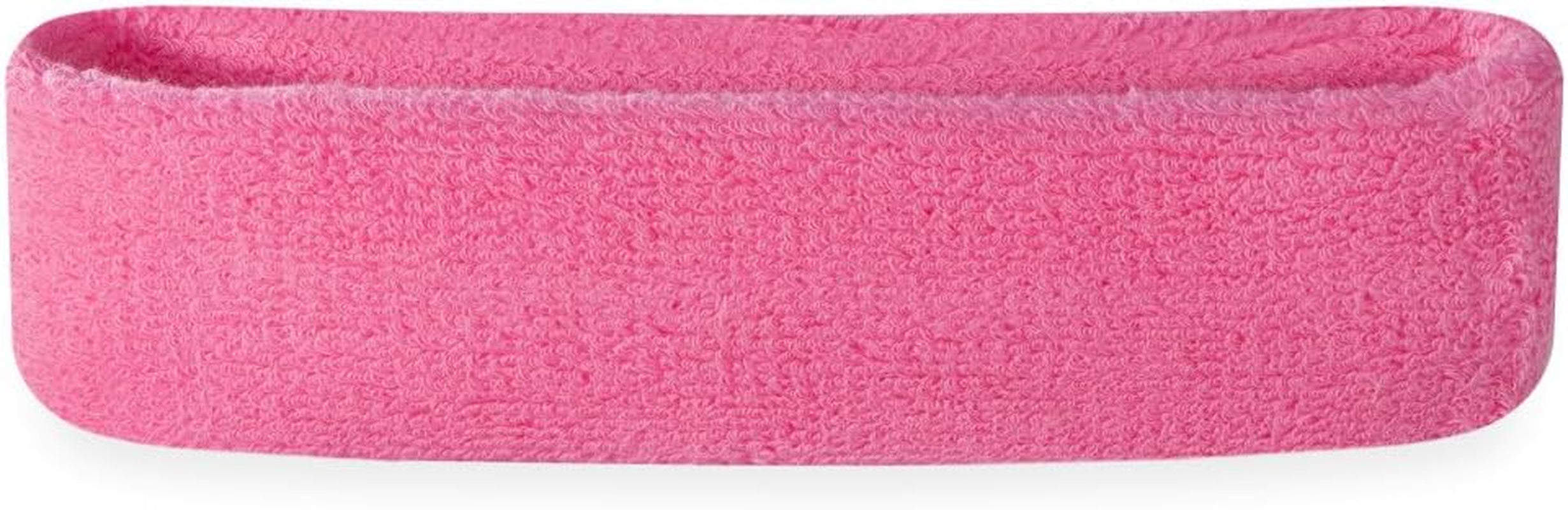 Moisture-Wicking Athletic Sweatband — Lightweight Cotton Terry Headband for Training & Sports