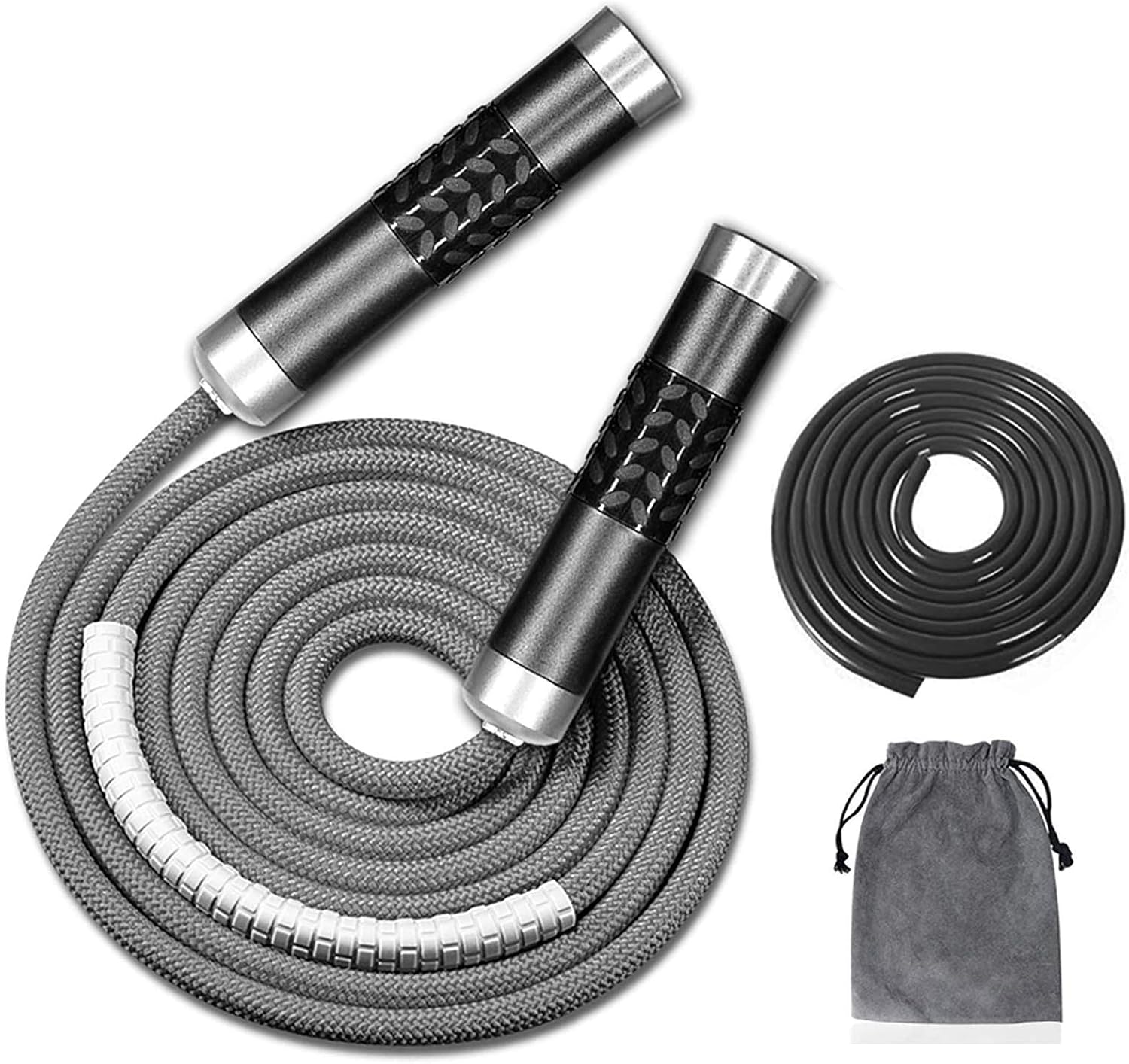 Weighted Jump Rope — Adjustable Cardio Rope for Strength & Conditioning