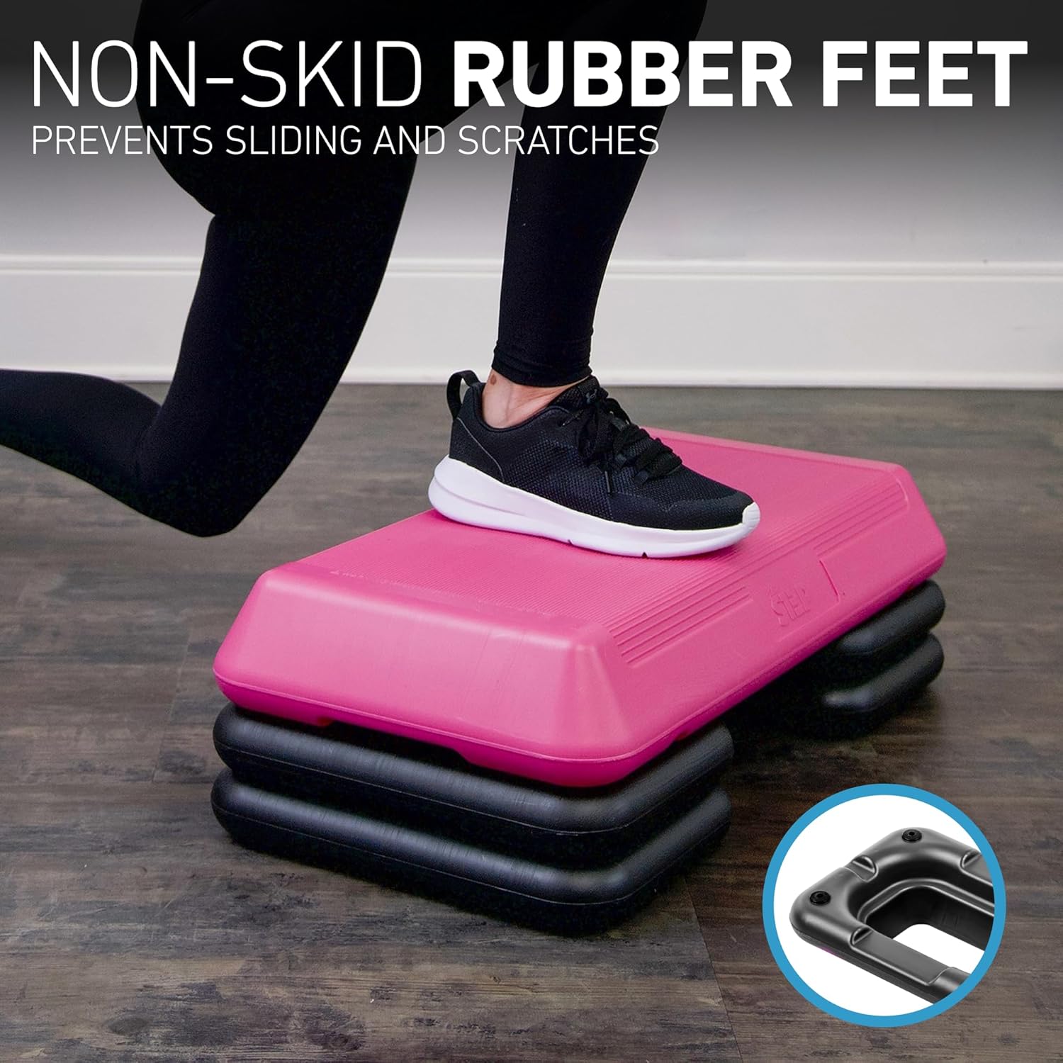 Adjustable Step Platform — Low-Impact Cardio & Strength Training Step