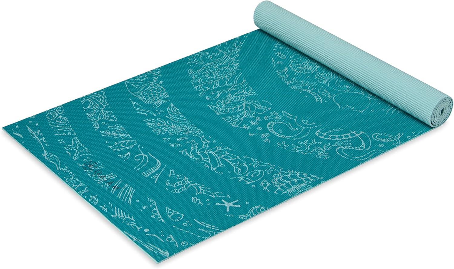 Printed Non-Slip Yoga Mat — Cushioned Support for Yoga, Pilates & Stretching