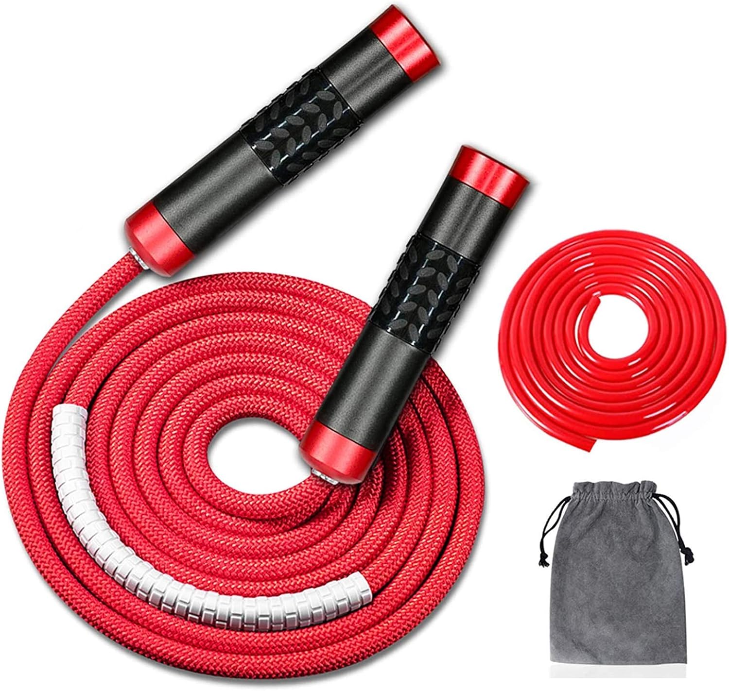 Weighted Jump Rope — Adjustable Cardio Rope for Strength & Conditioning