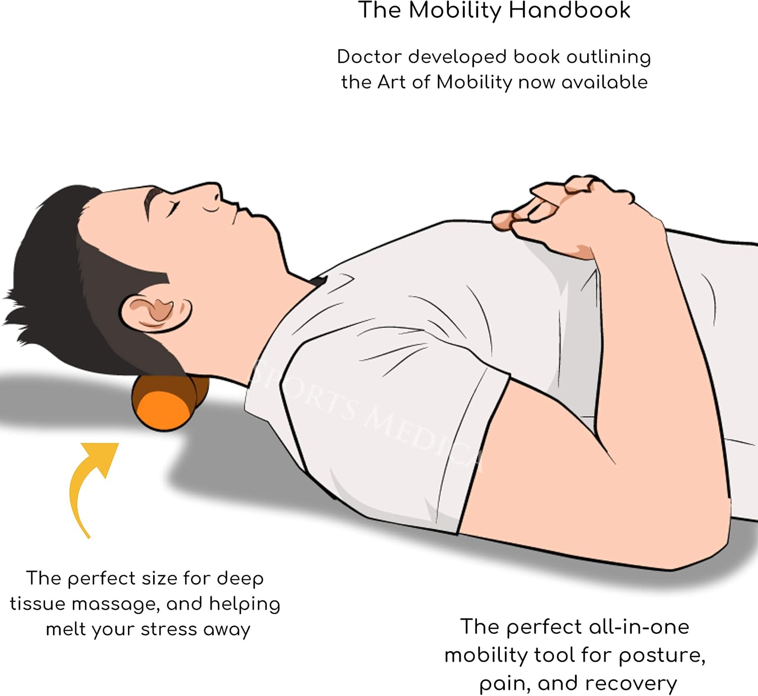 Peanut Massage Ball - Double Lacrosse and Peanut Ball Therapy | Trigger Point Deep Tissue Exercise | Back Muscle Foam Roller for Myofascial Release | Suboccipital Spine Device - Pressure Point