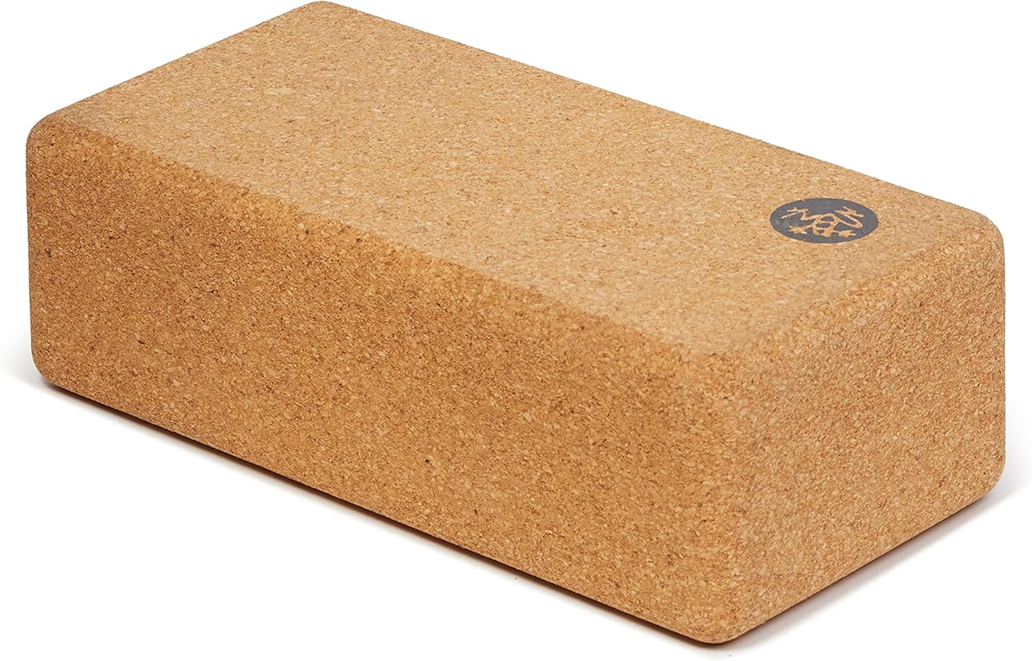 Cork Yoga Block — Firm Support Block for Yoga, Pilates & Flexibility Training