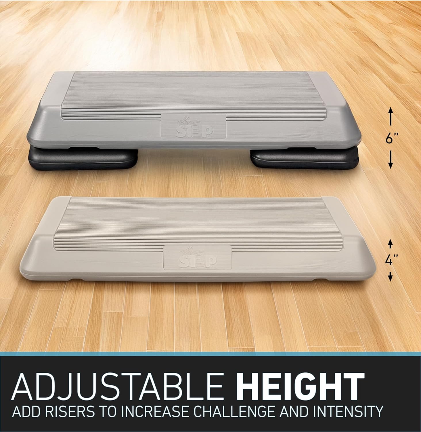 Adjustable Step Platform — Low-Impact Cardio & Strength Training Step