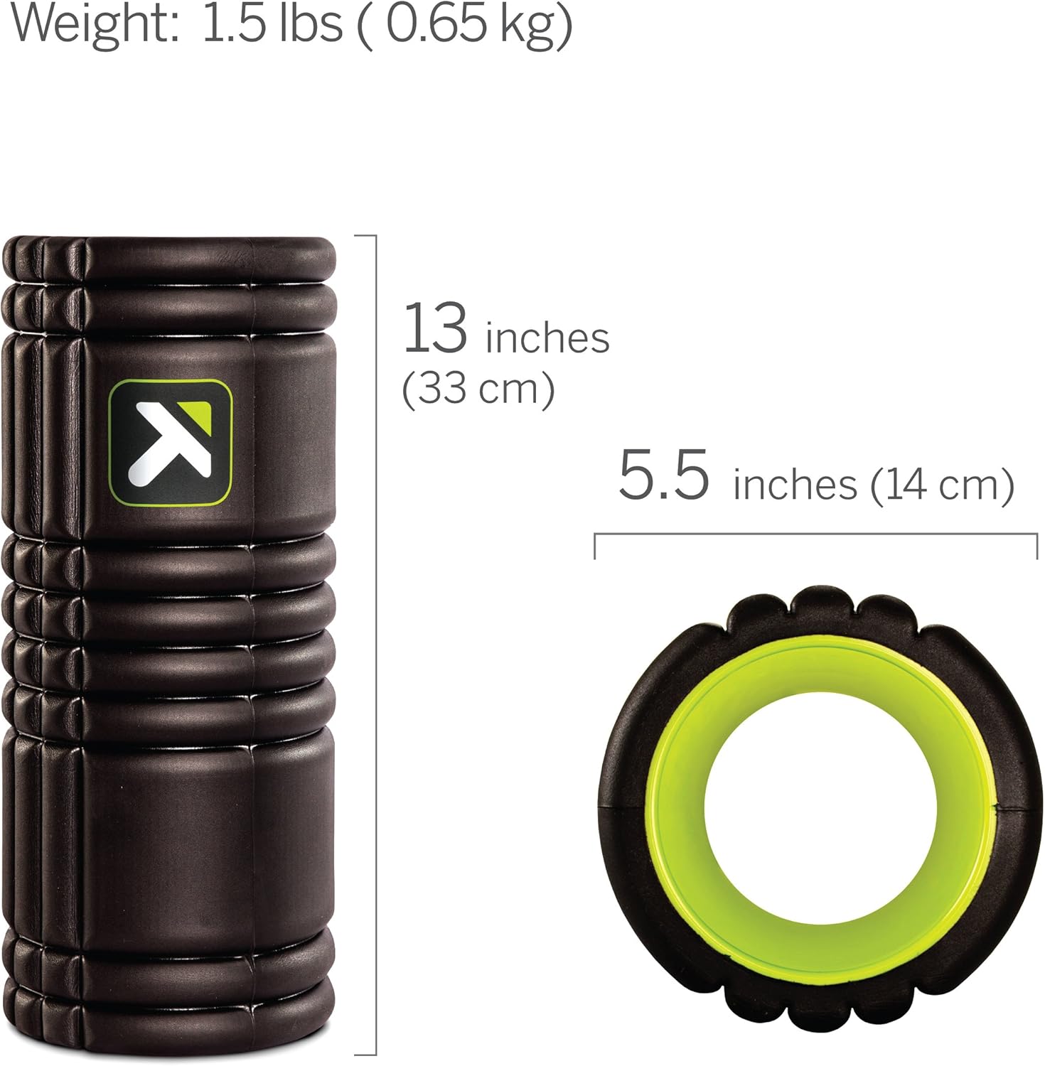 Grid Foam Roller (13”) – Multi-Density Deep Tissue Roller for Recovery & Mobility