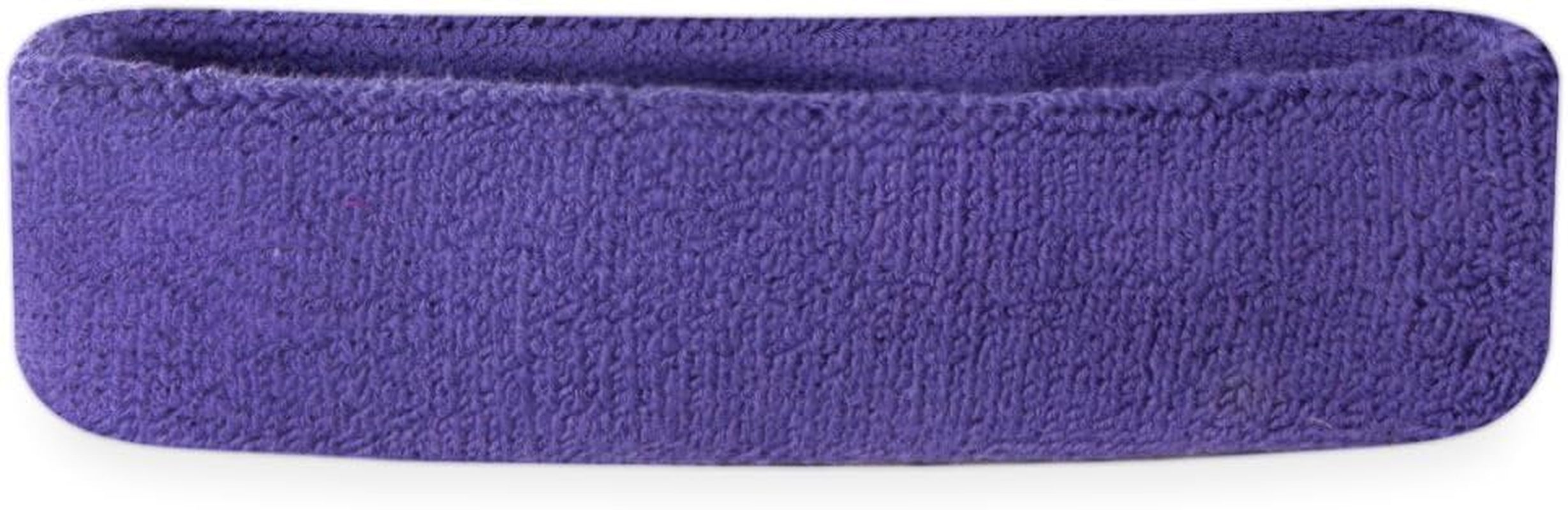 Moisture-Wicking Athletic Sweatband — Lightweight Cotton Terry Headband for Training & Sports