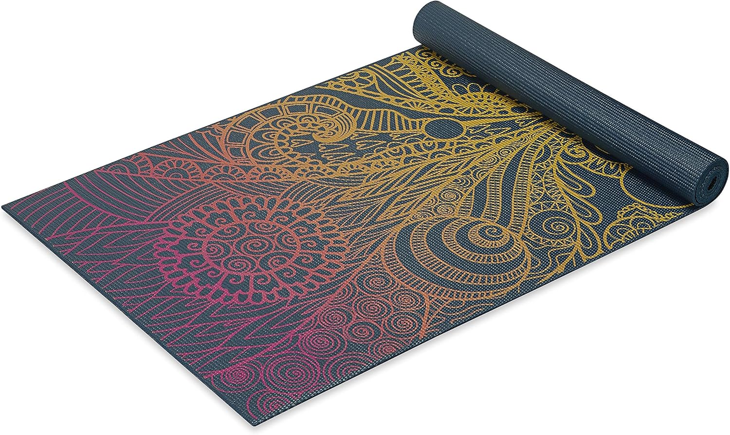 Printed Non-Slip Yoga Mat — Cushioned Support for Yoga, Pilates & Stretching