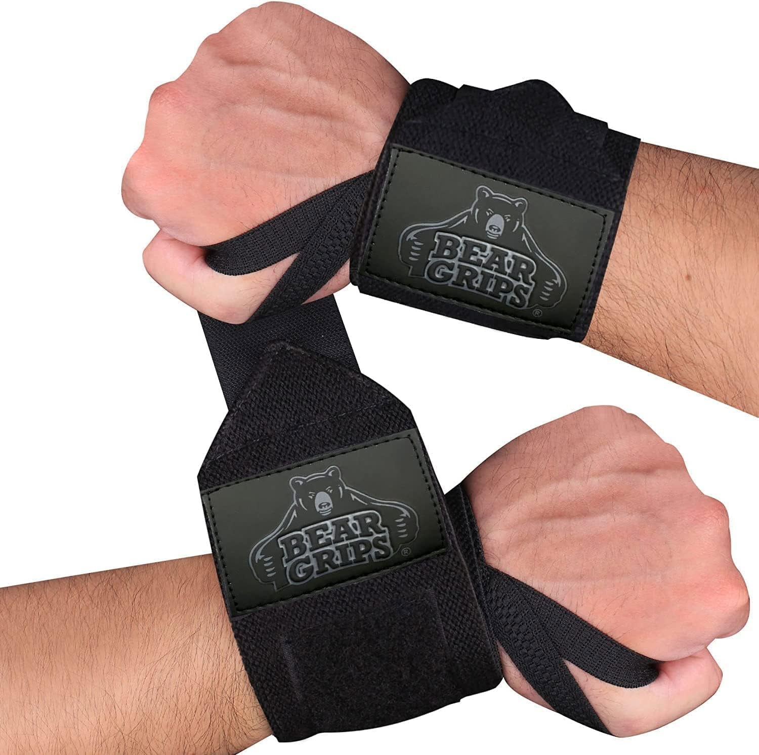 Wrist Wraps for Weightlifting | Weight Lifting Wrist Straps for Weightlifting | Extra Strength Gym Wrist Wraps | Two Wrist Wrap per Pack | 12” & 18” | Lifting Wrist Wraps for Men & Women