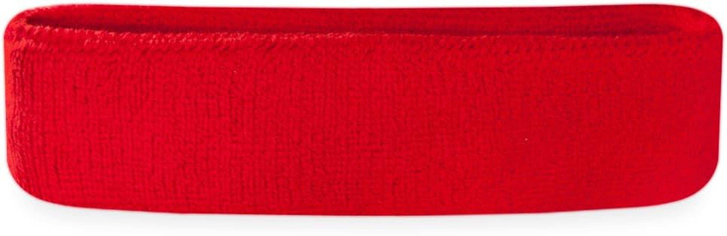 Moisture-Wicking Athletic Sweatband — Lightweight Cotton Terry Headband for Training & Sports